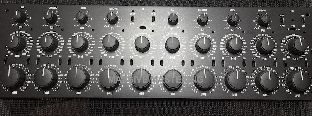 MM MES 352 EQ Faceplate and knobs